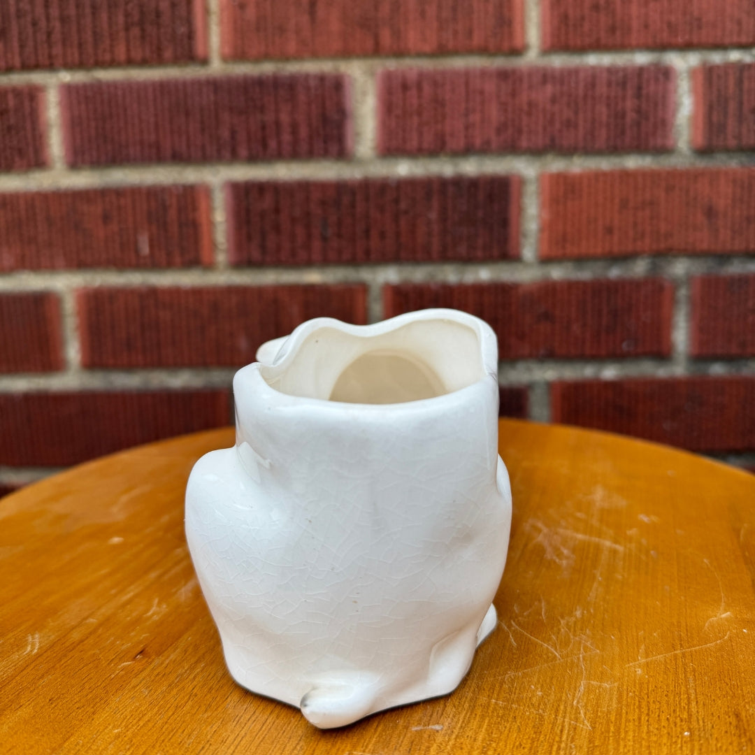 Bulldog Ceramic Planter