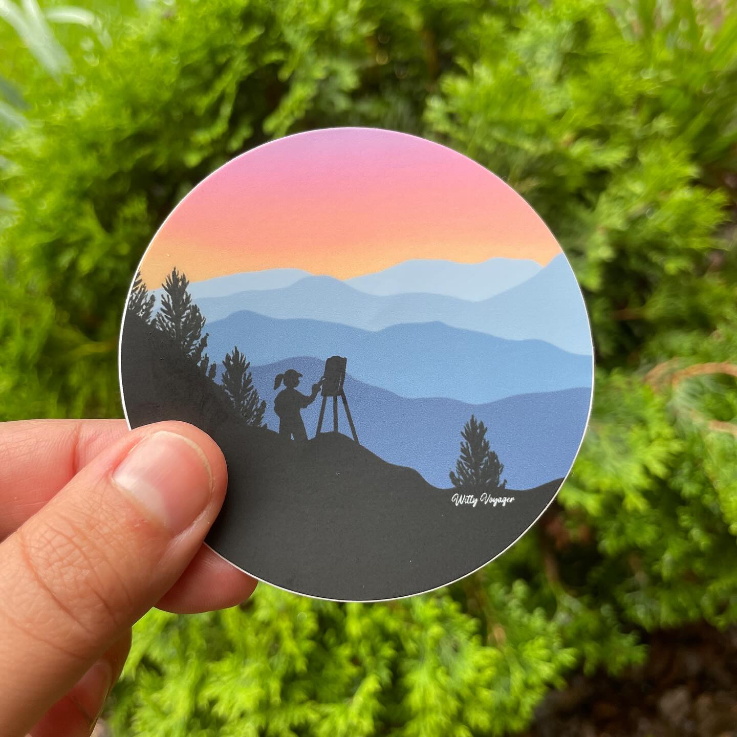 Plein Air Painter Sticker