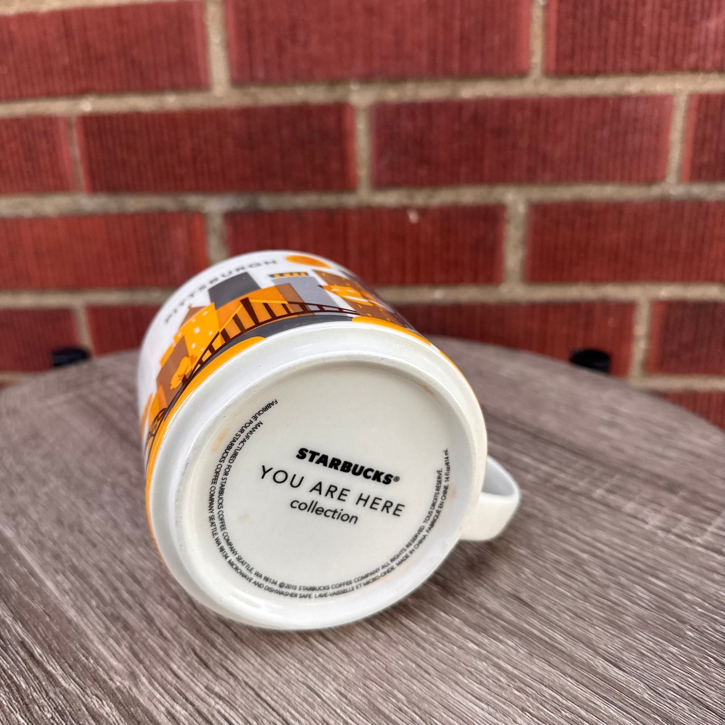 Starbucks You Are Here Collection Pittsburgh Skyline Mug