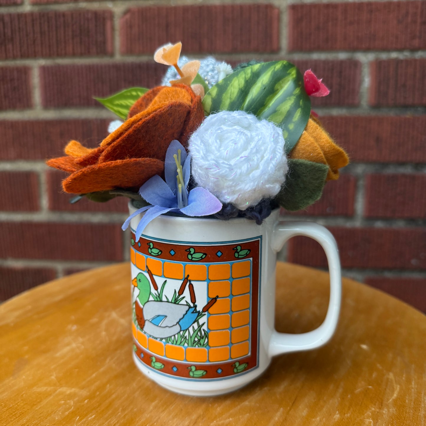 Country Feelin Duck Mug Bouquet