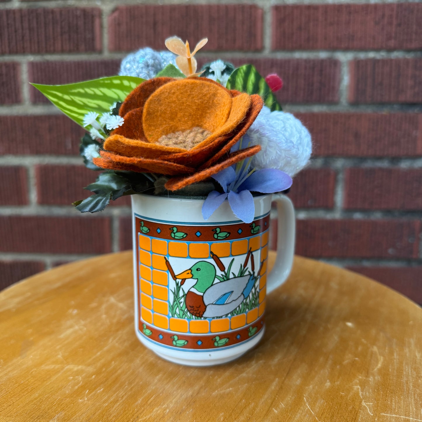 Country Feelin Duck Mug Bouquet
