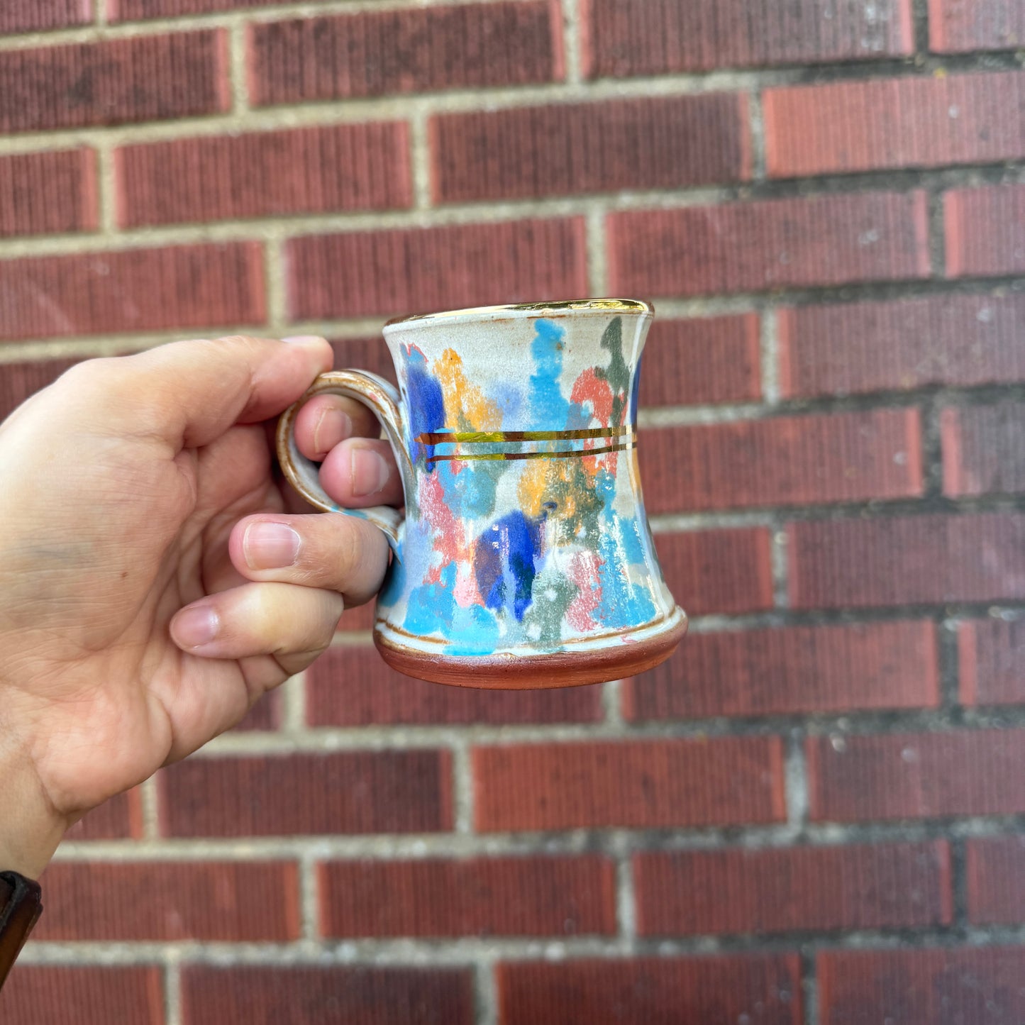 Handmade Crail Pottery Mug - Option 2 (Small)