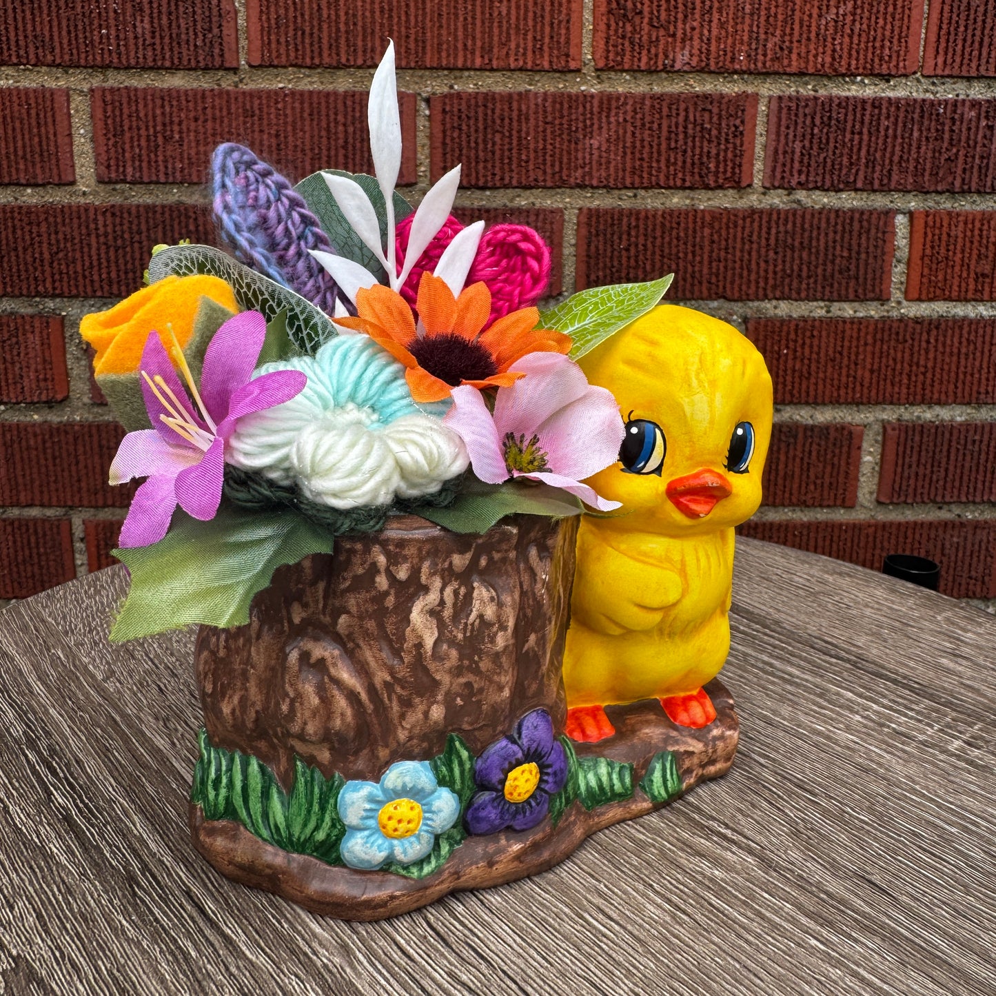 Handmade Vintage Spring Chick Bouquet