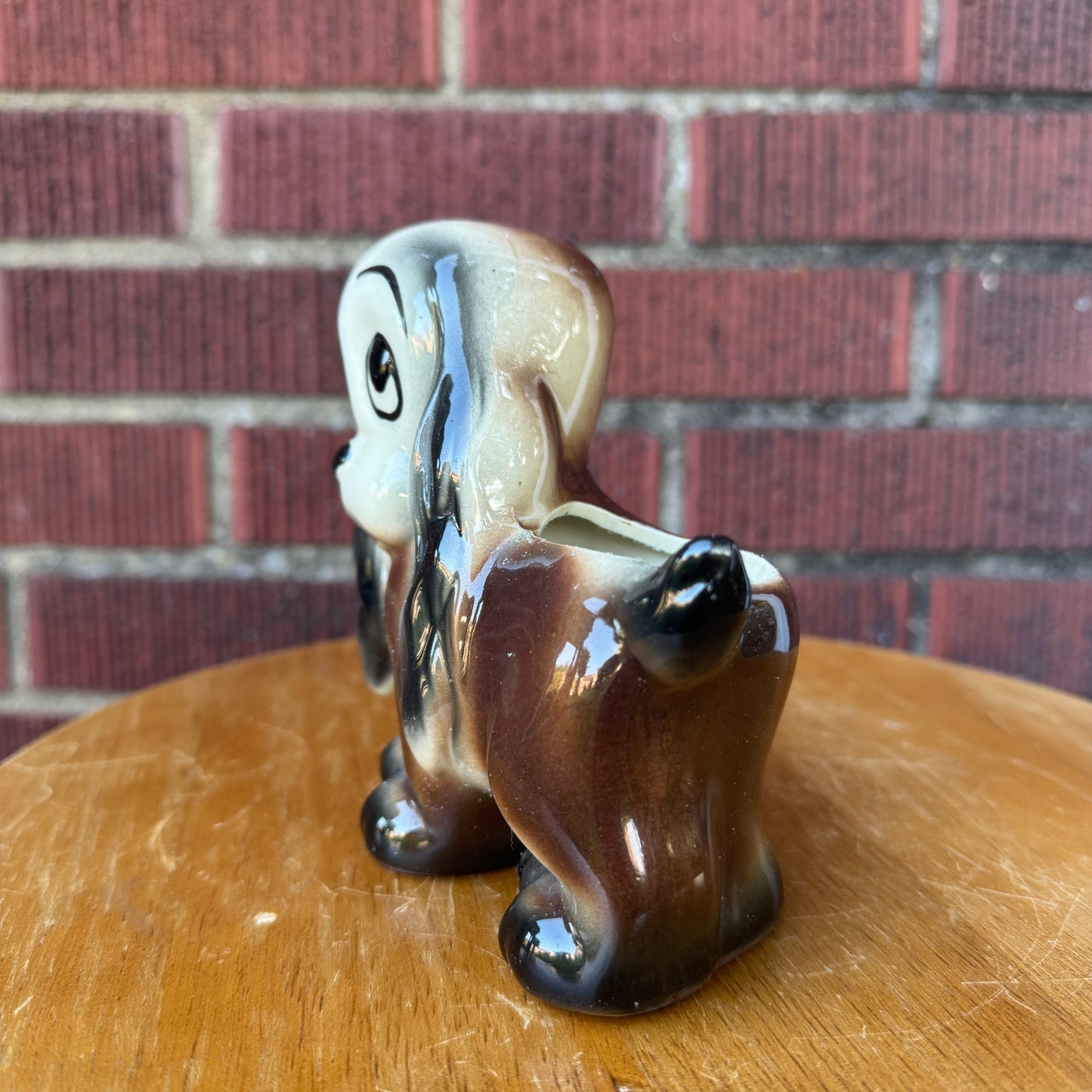 Vintage Sad Puppy Dog Eyes Planter