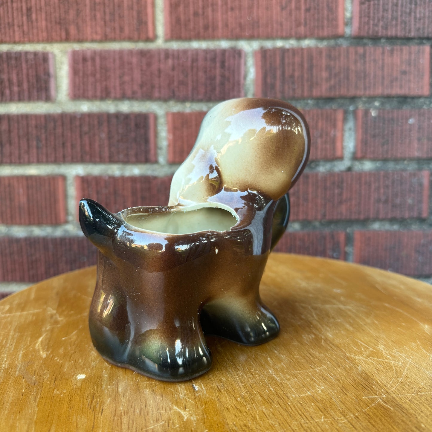 Vintage Sad Puppy Dog Eyes Planter