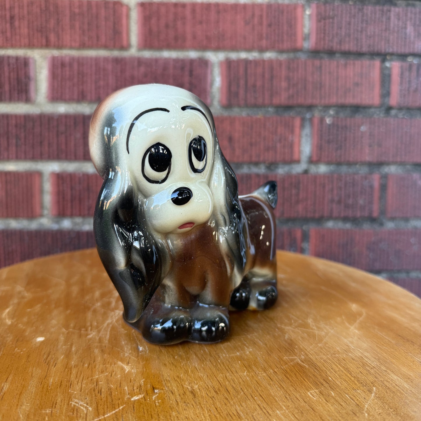 Vintage Sad Puppy Dog Eyes Planter