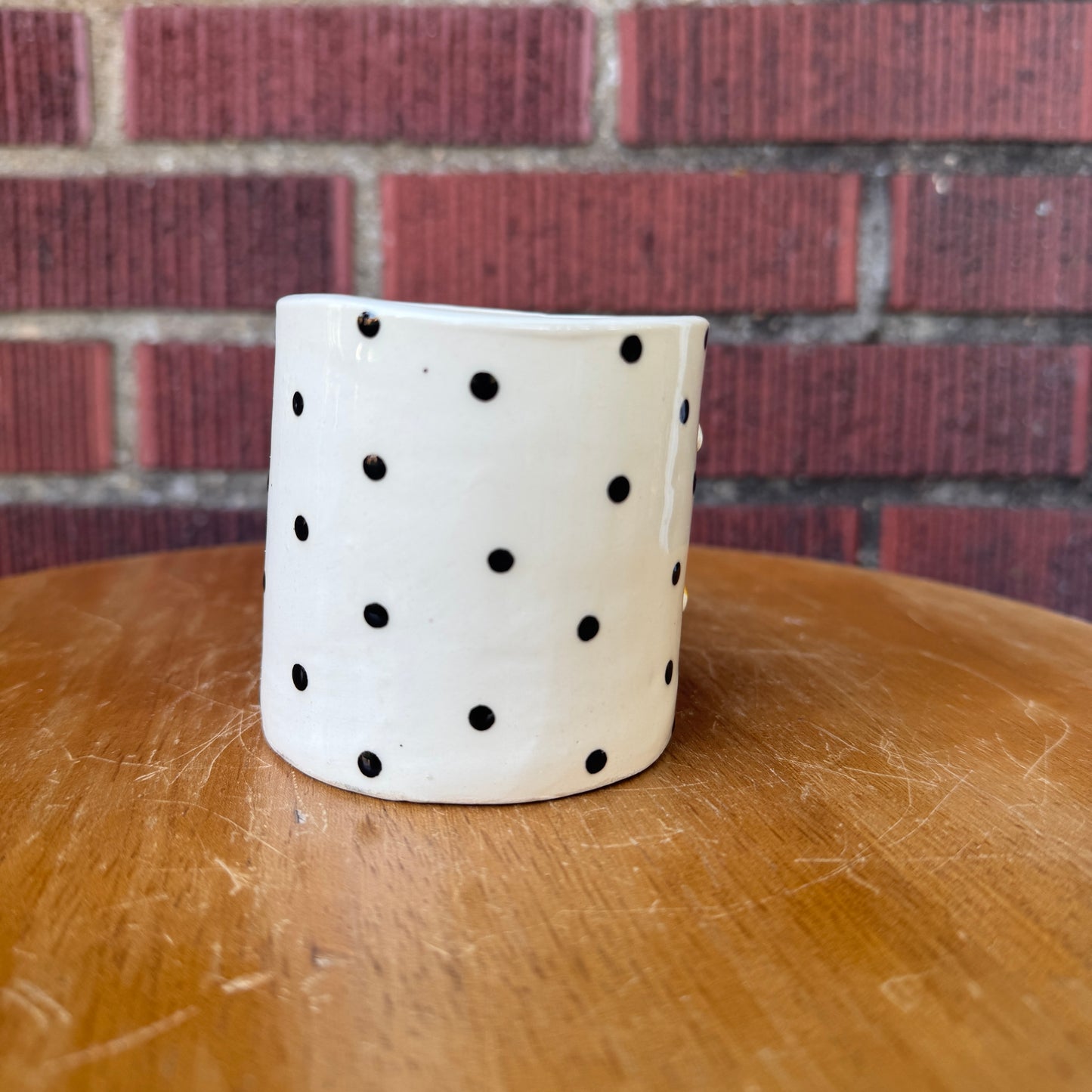 Handmade Polka Dot 90s Style Mug (Small)