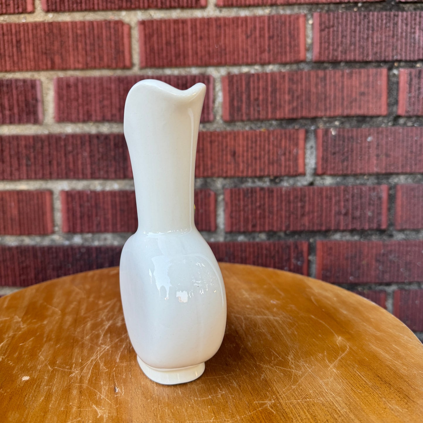Vintage Yellow Roses Pitcher Vase