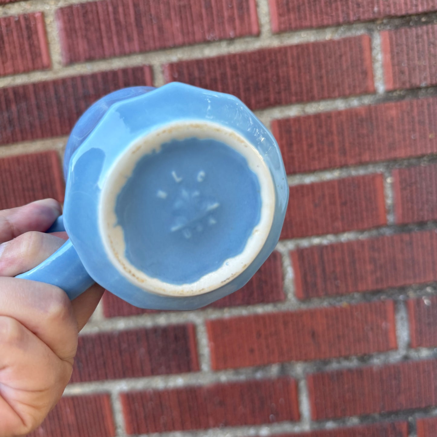 Vintage Homer Laughlin Blue Coffee Mug