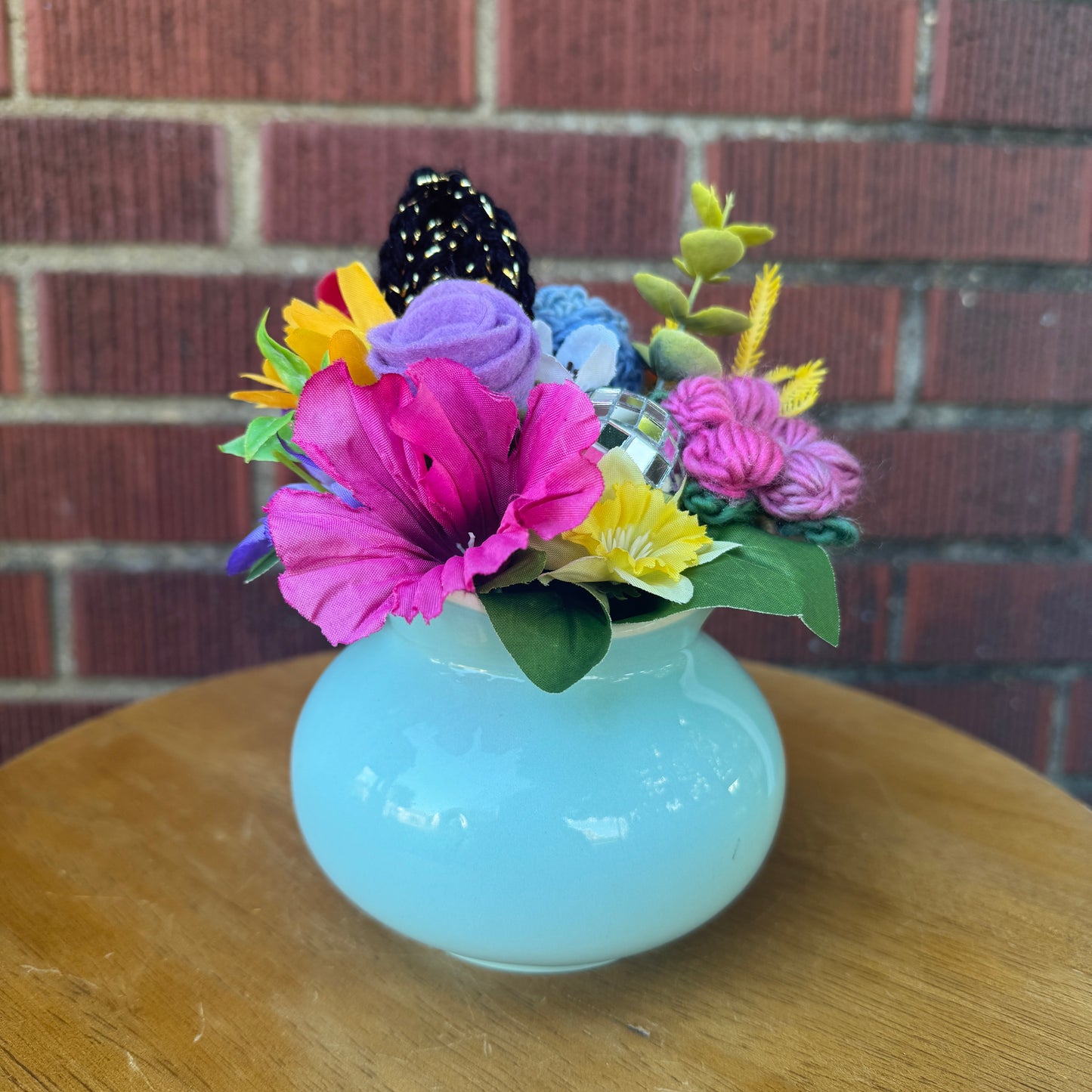 Light Blue 80s Art Deco Bouquet