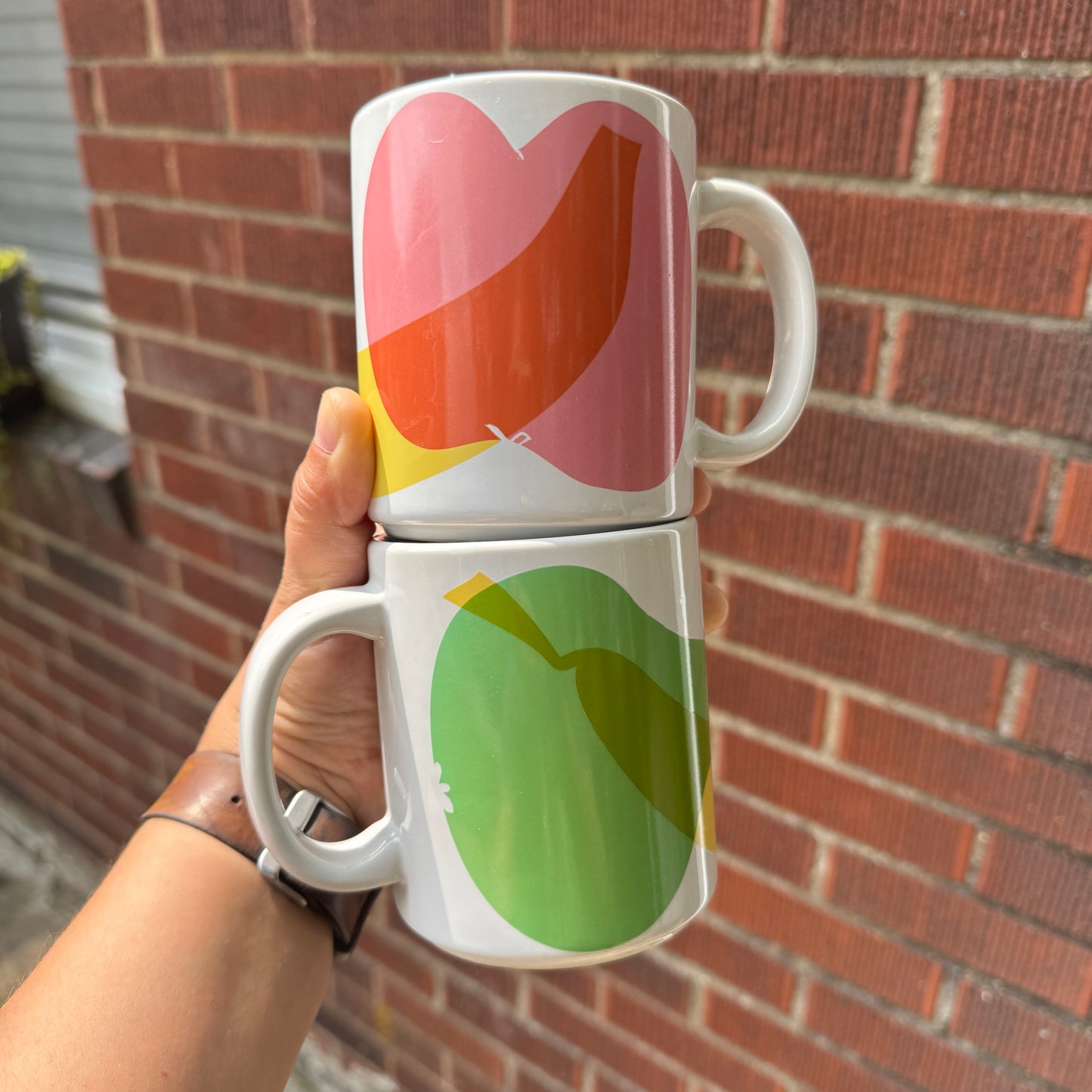 Ikea Abstract Fruit Mugs (4 Included)