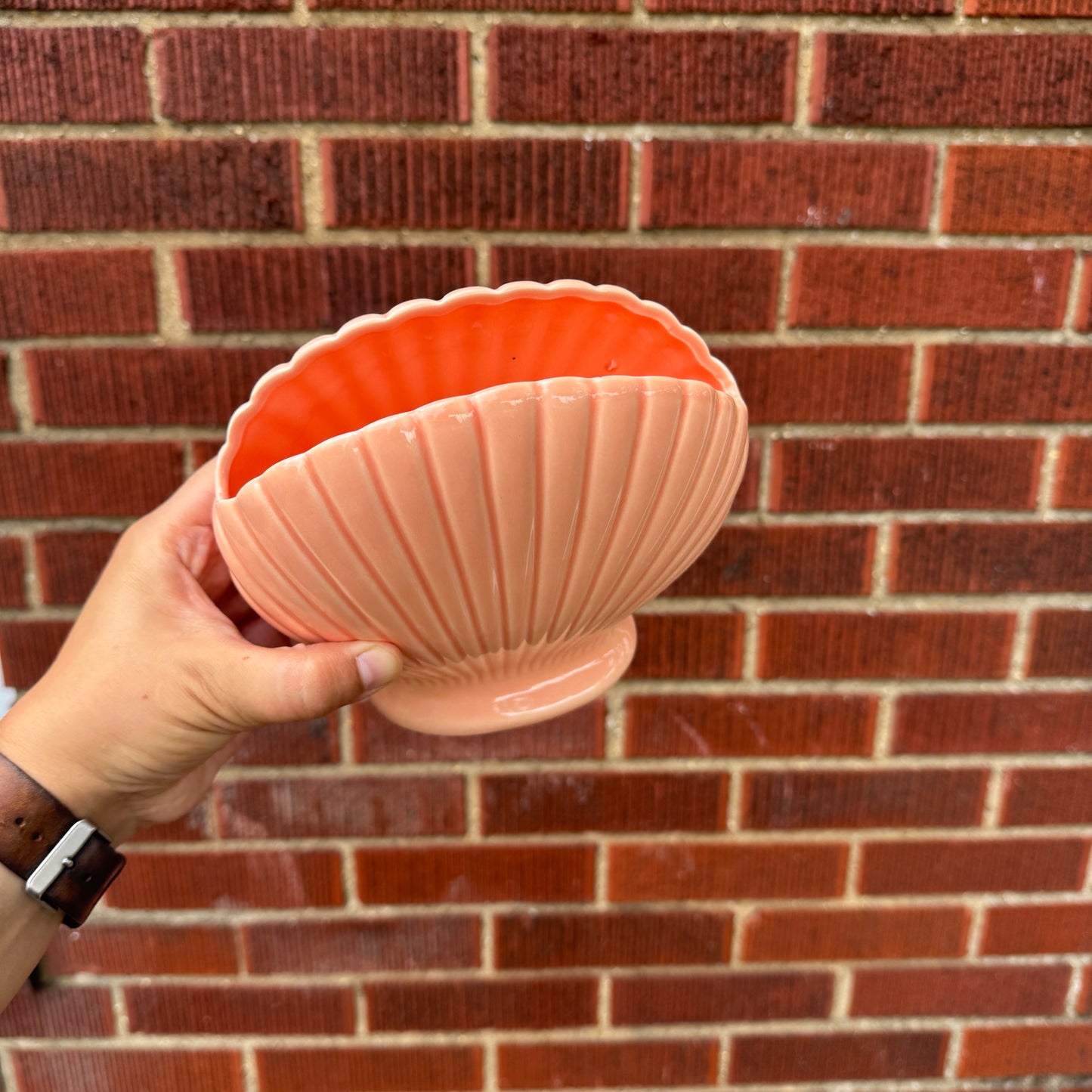 Vintage Shell Vase