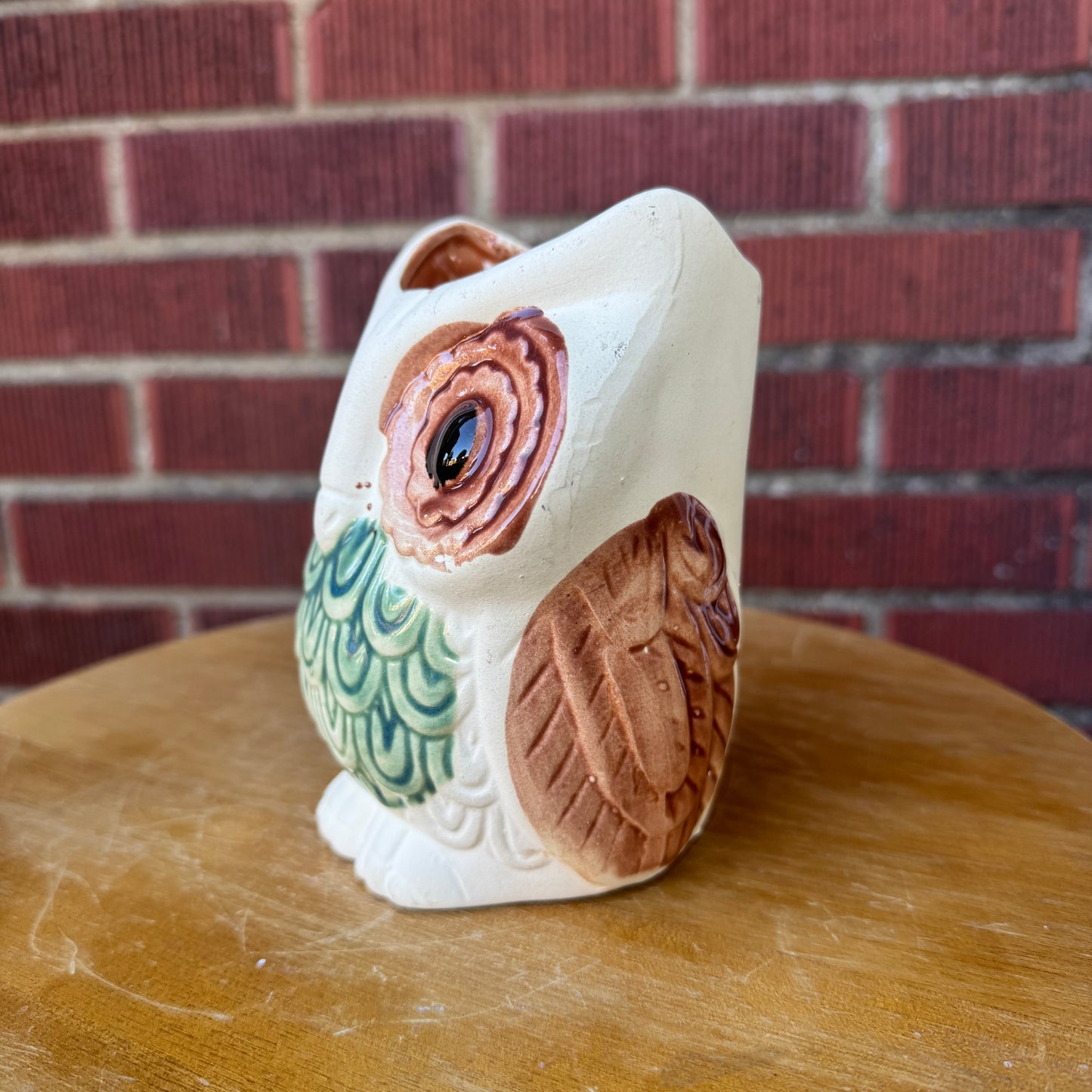 Handmade Owl Vase