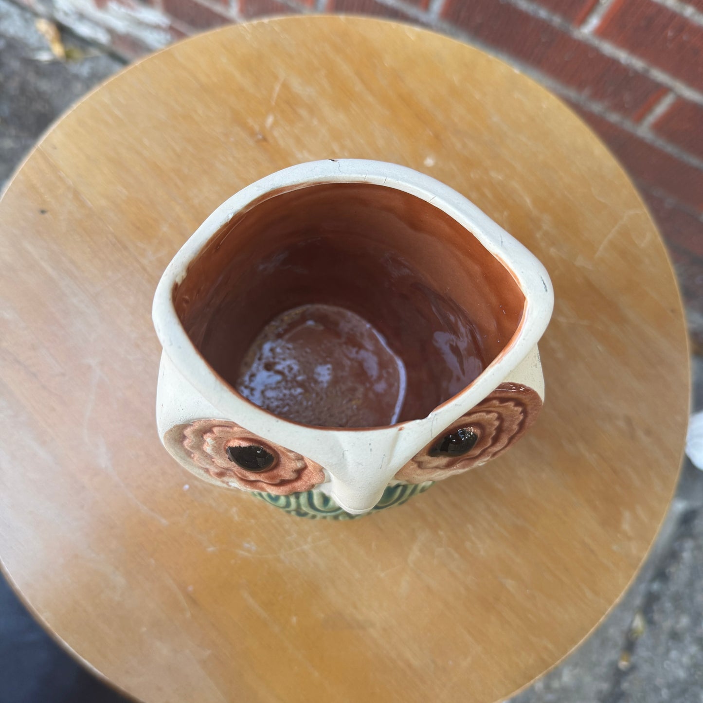 Handmade Owl Vase