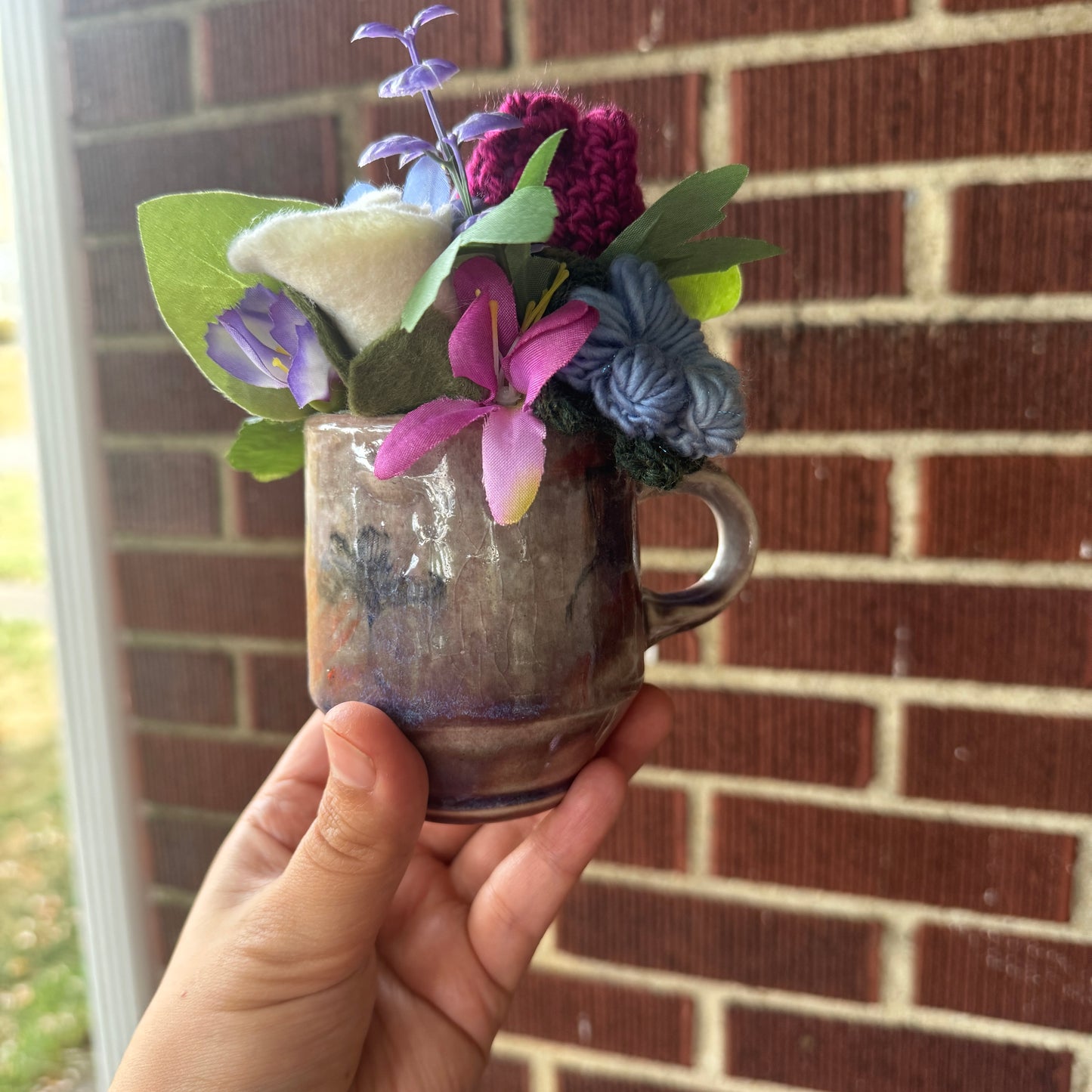 Handmade Moon Pottery Mug
