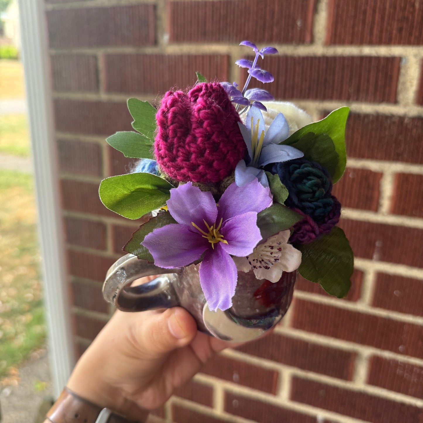 Handmade Moon Pottery Mug