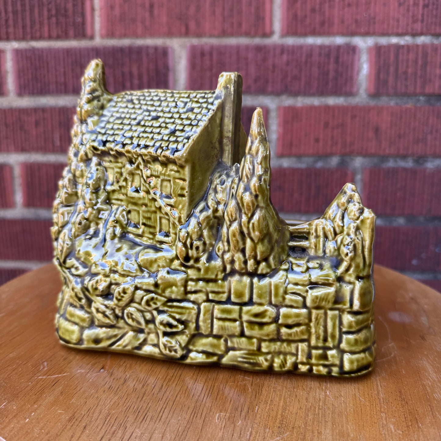 Vintage Shawnee Pottery Grist Mill Planter