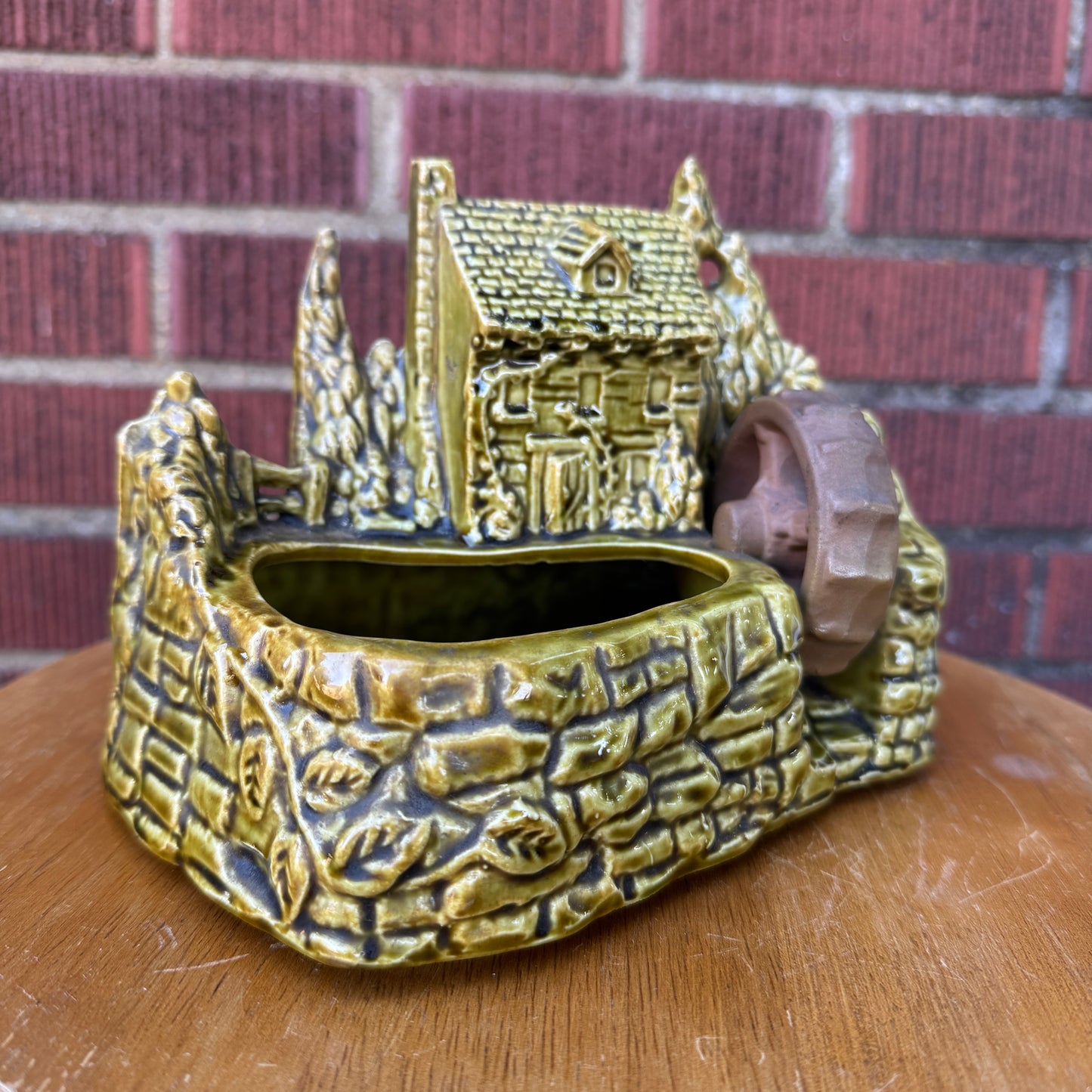 Vintage Shawnee Pottery Grist Mill Planter