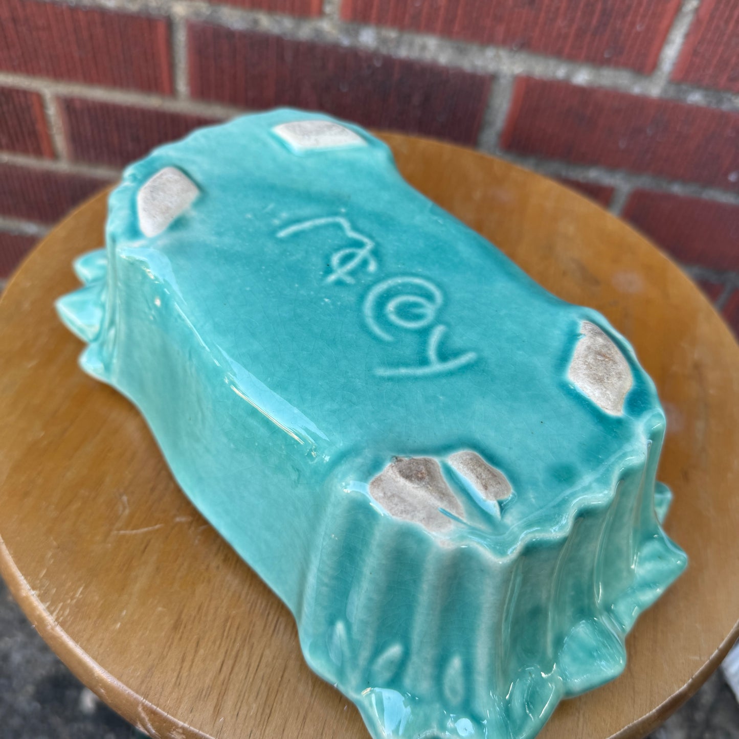 Vintage Turquoise McCoy Planter