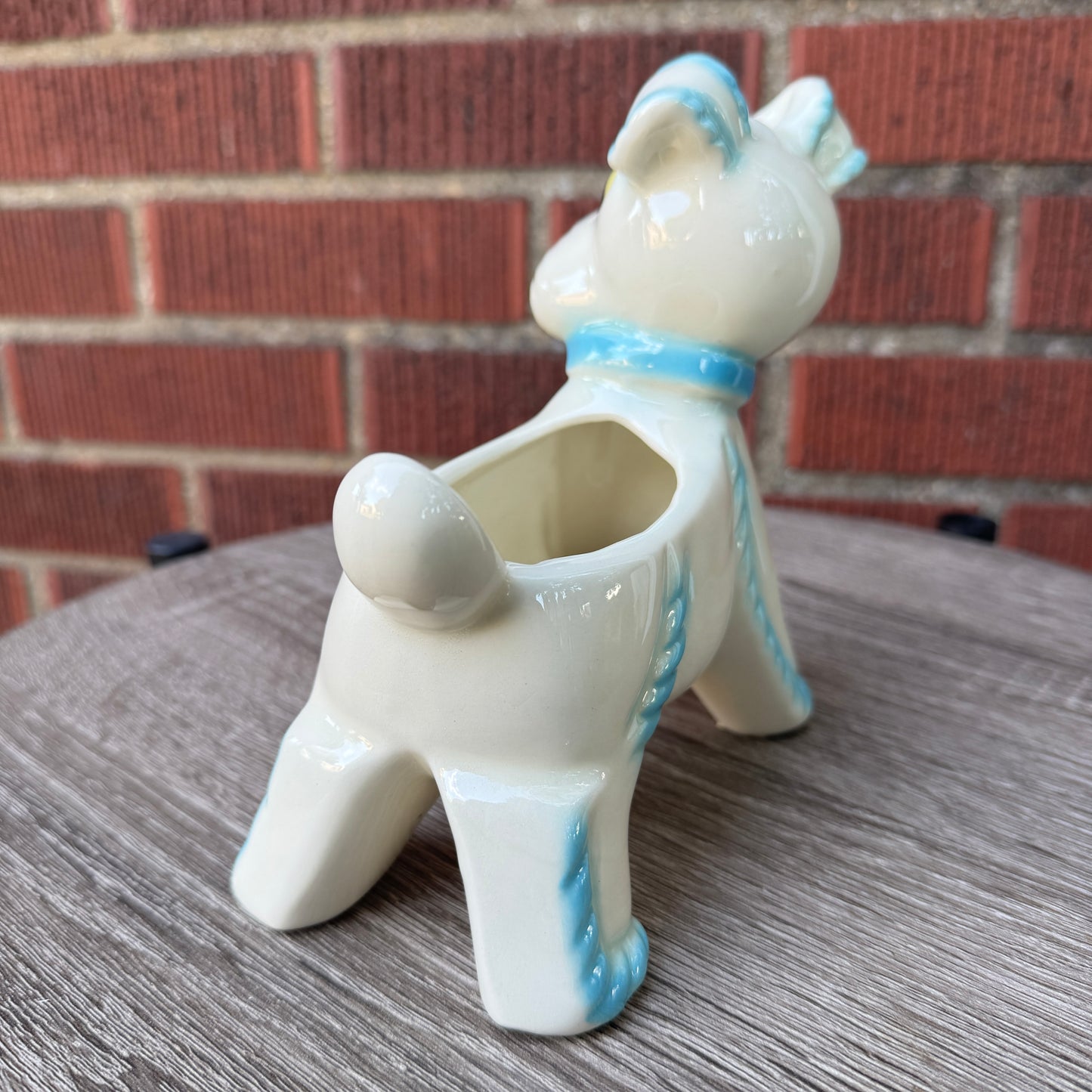 Vintage Ceramic Dog Planter