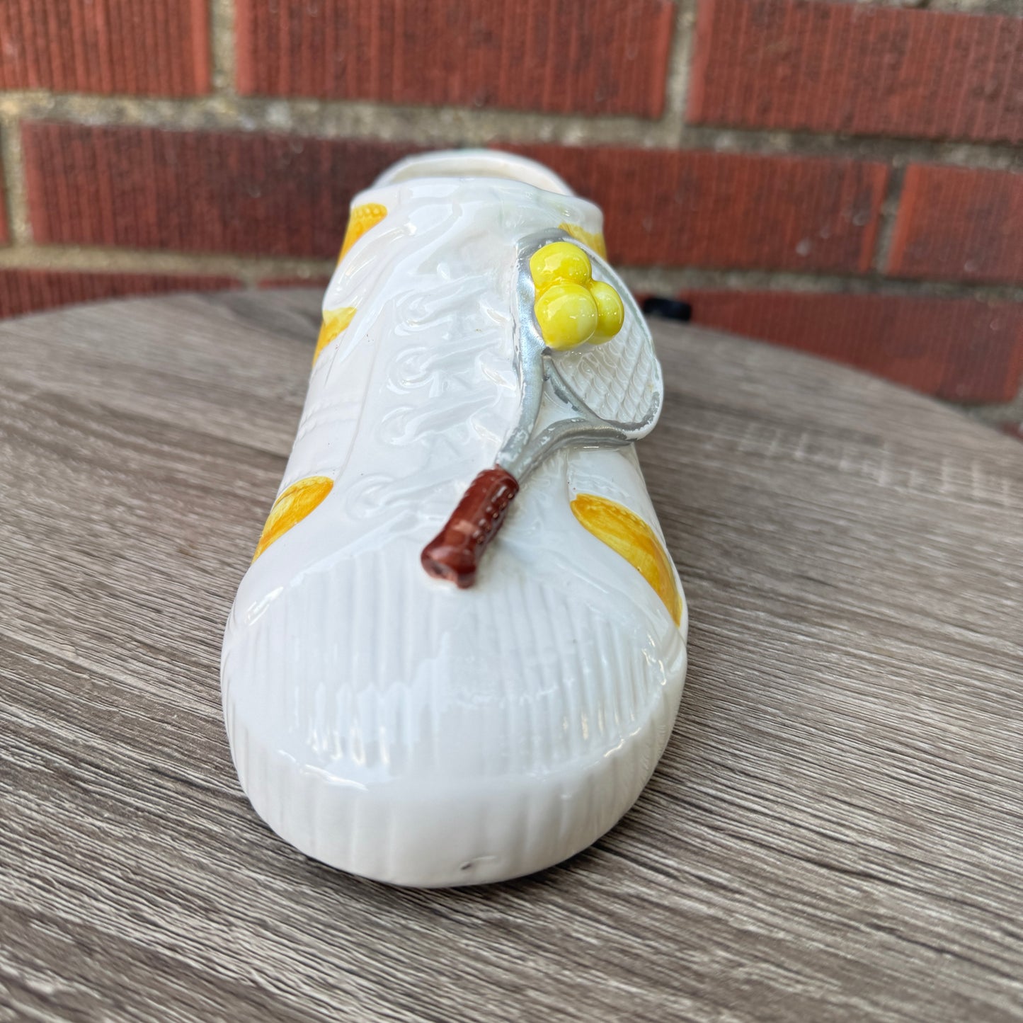 Vintage Tennis Shoe w/ Racket Planter