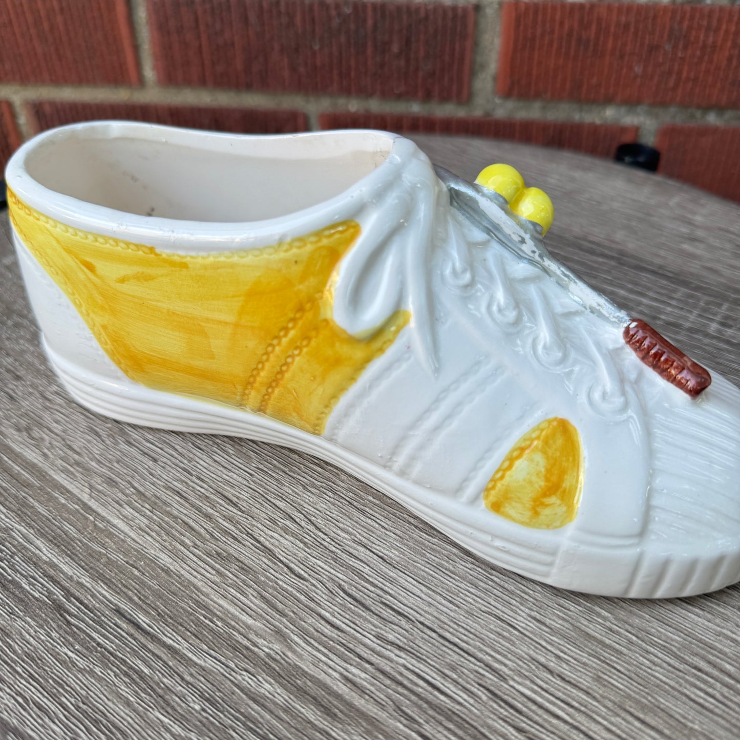 Vintage Tennis Shoe w/ Racket Planter