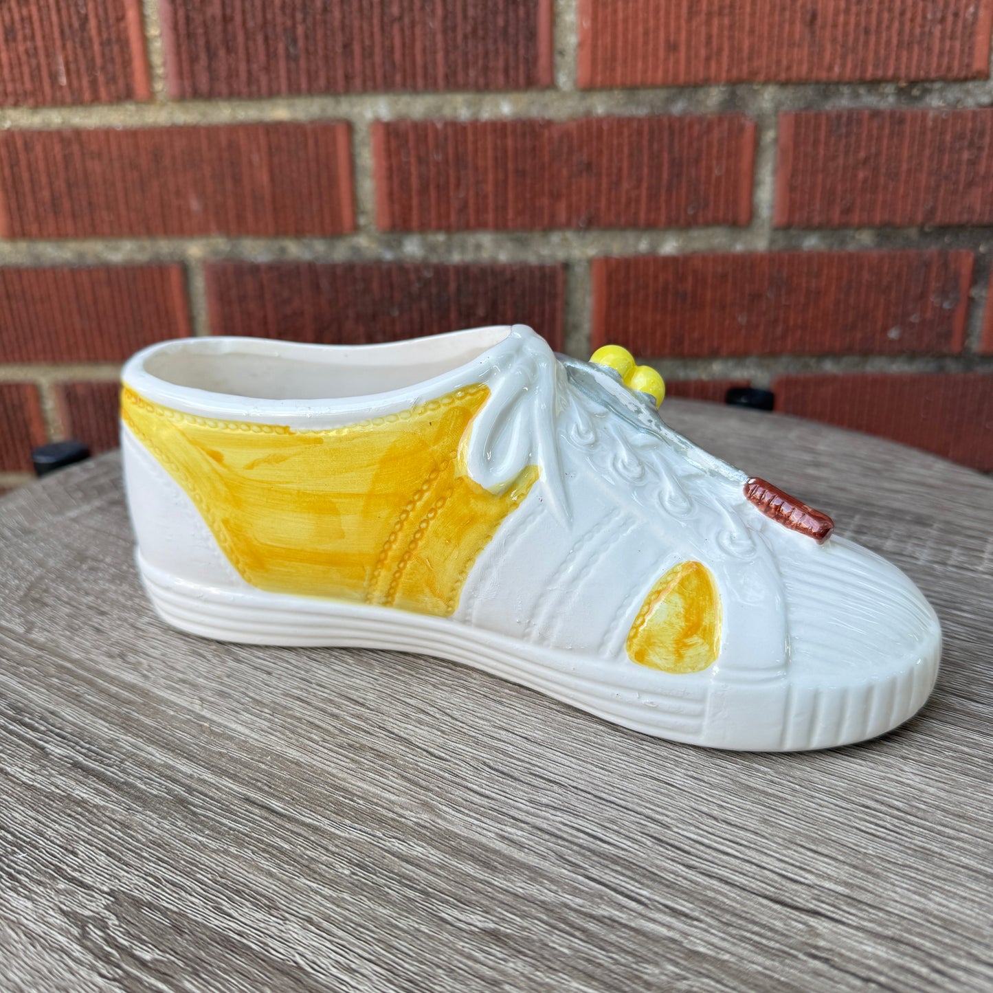 Vintage Tennis Shoe w/ Racket Planter