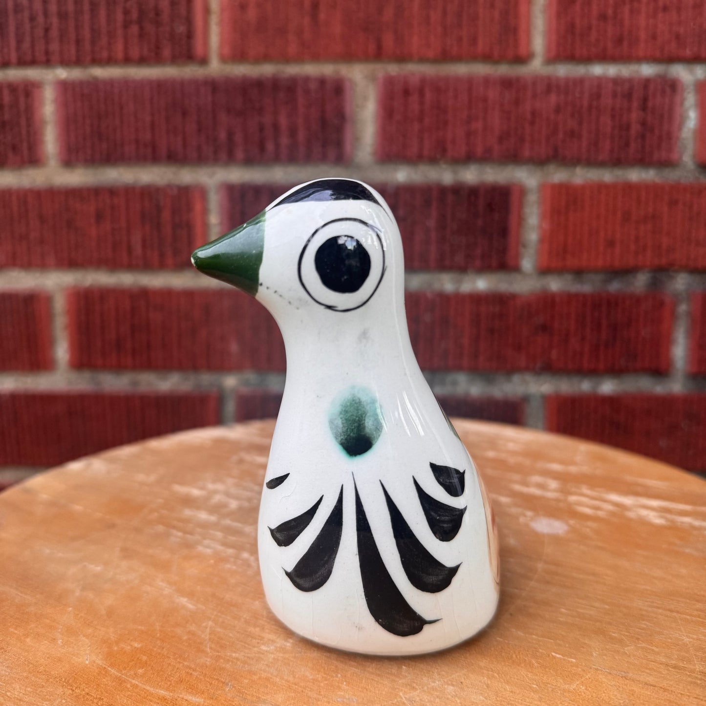Tonala Mexico Bird Pottery Figurine