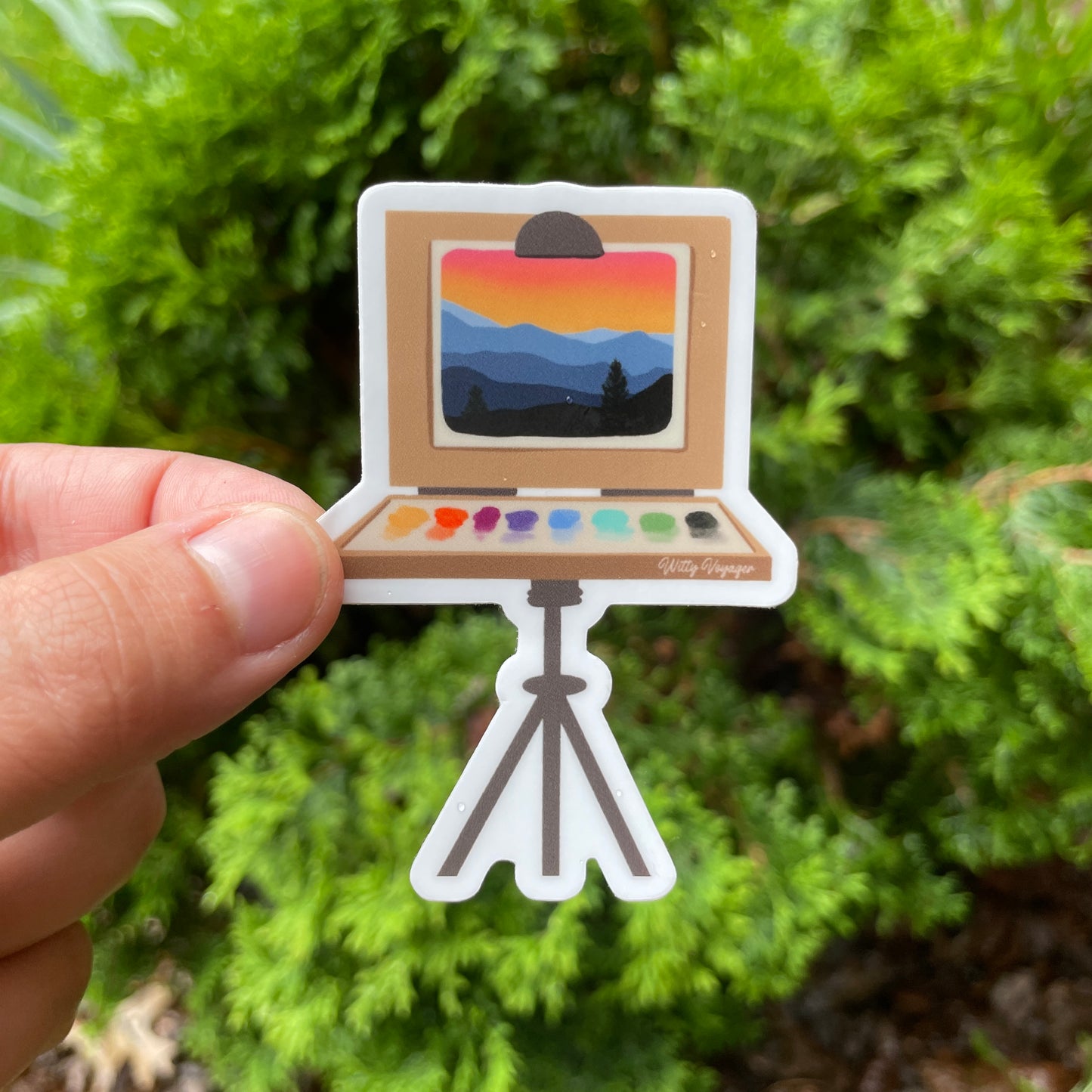 Painting Easel Sticker