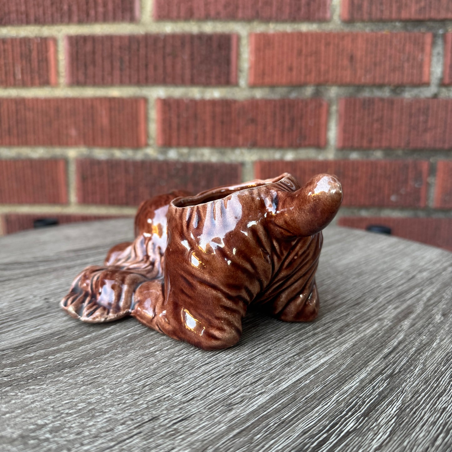 Vintage Cocker Spaniel Dog Planter