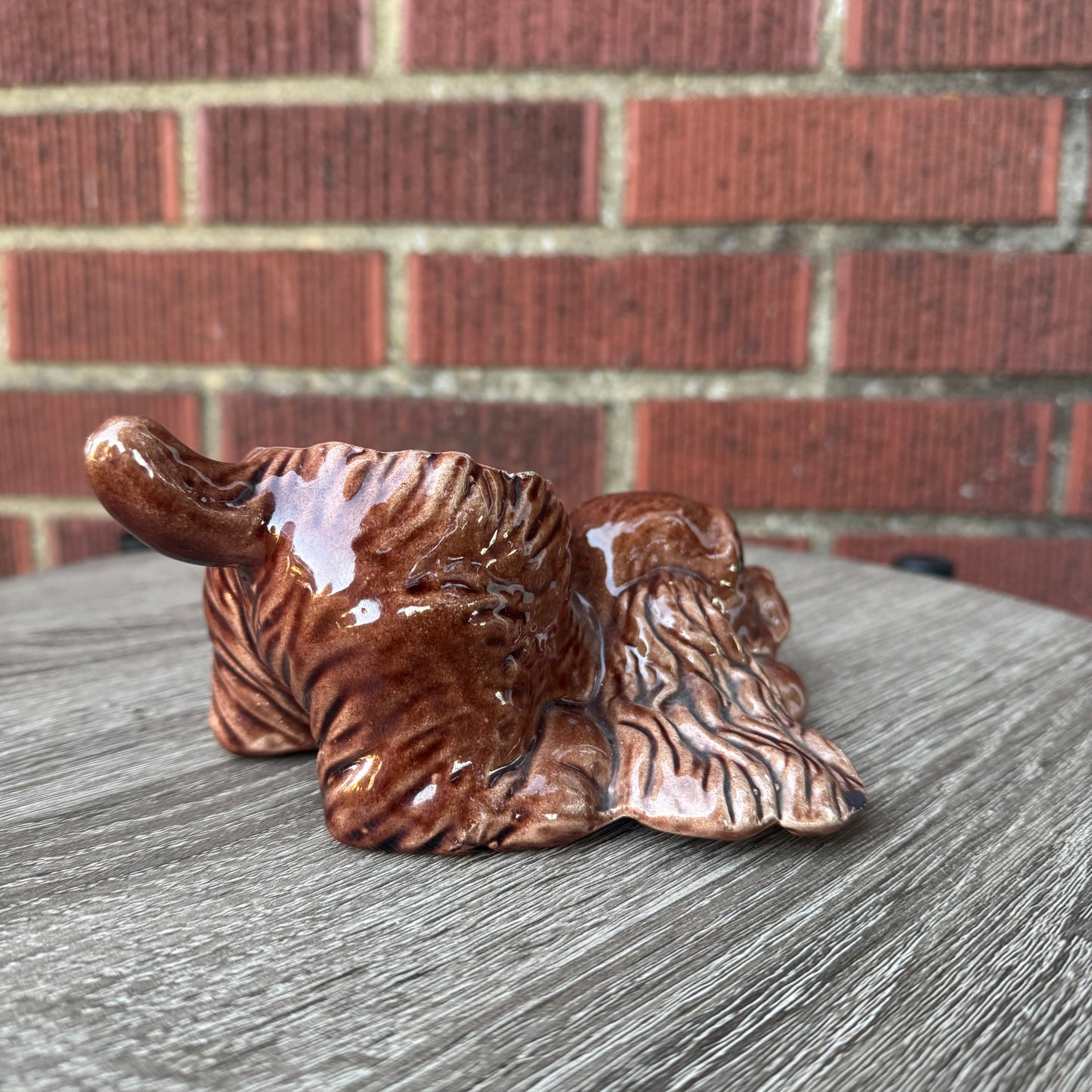 Vintage Cocker Spaniel Dog Planter