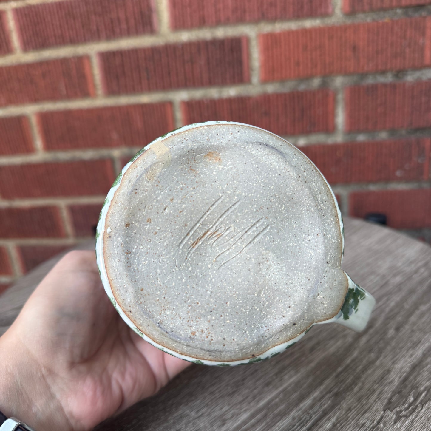 Handmade Wildflower Pottery Mug