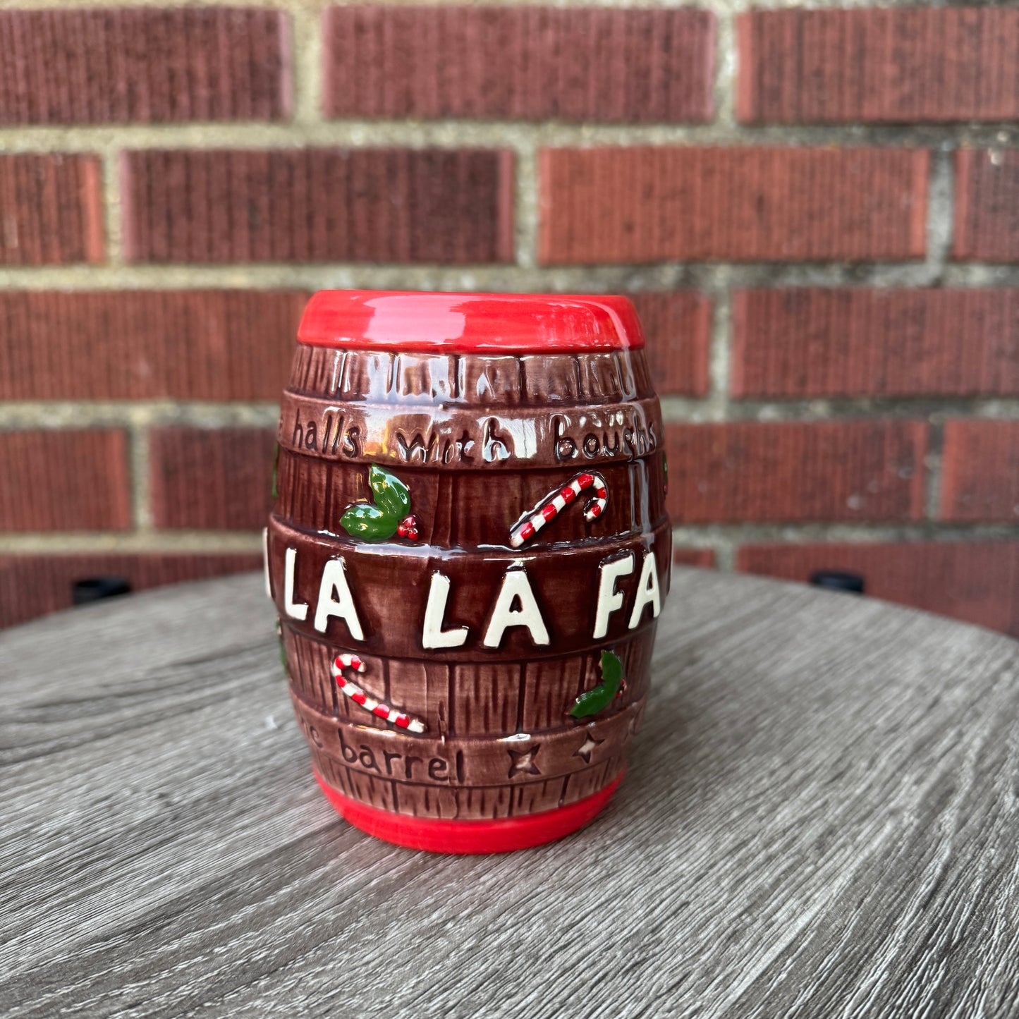 Christmas Carol Barrel Mug