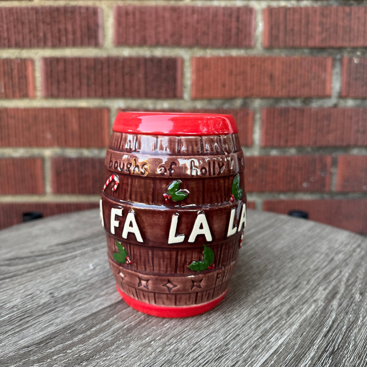 Christmas Carol Barrel Mug