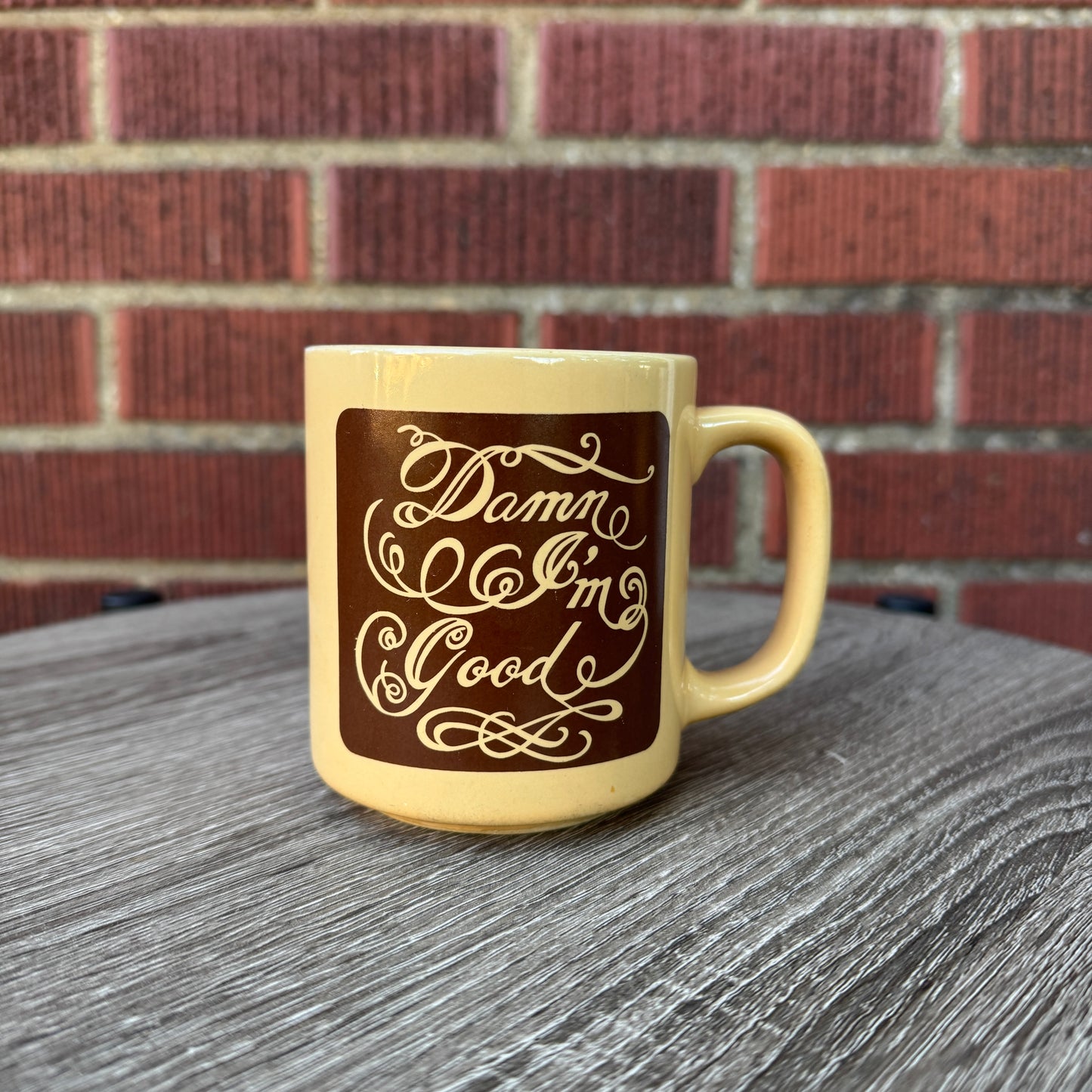 Vintage "Damn, I'm Good" Mug