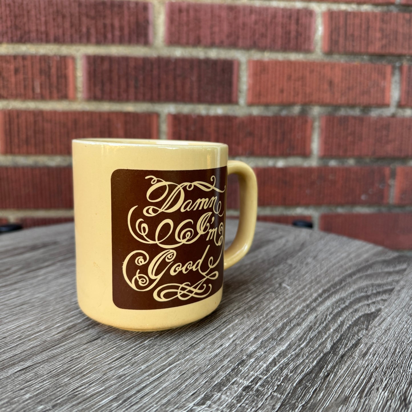 Vintage "Damn, I'm Good" Mug