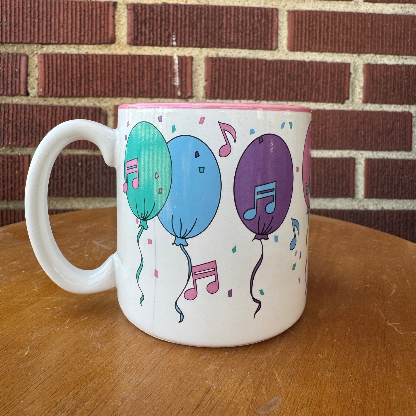Vintage 1992 Susan Burger Balloons Mug