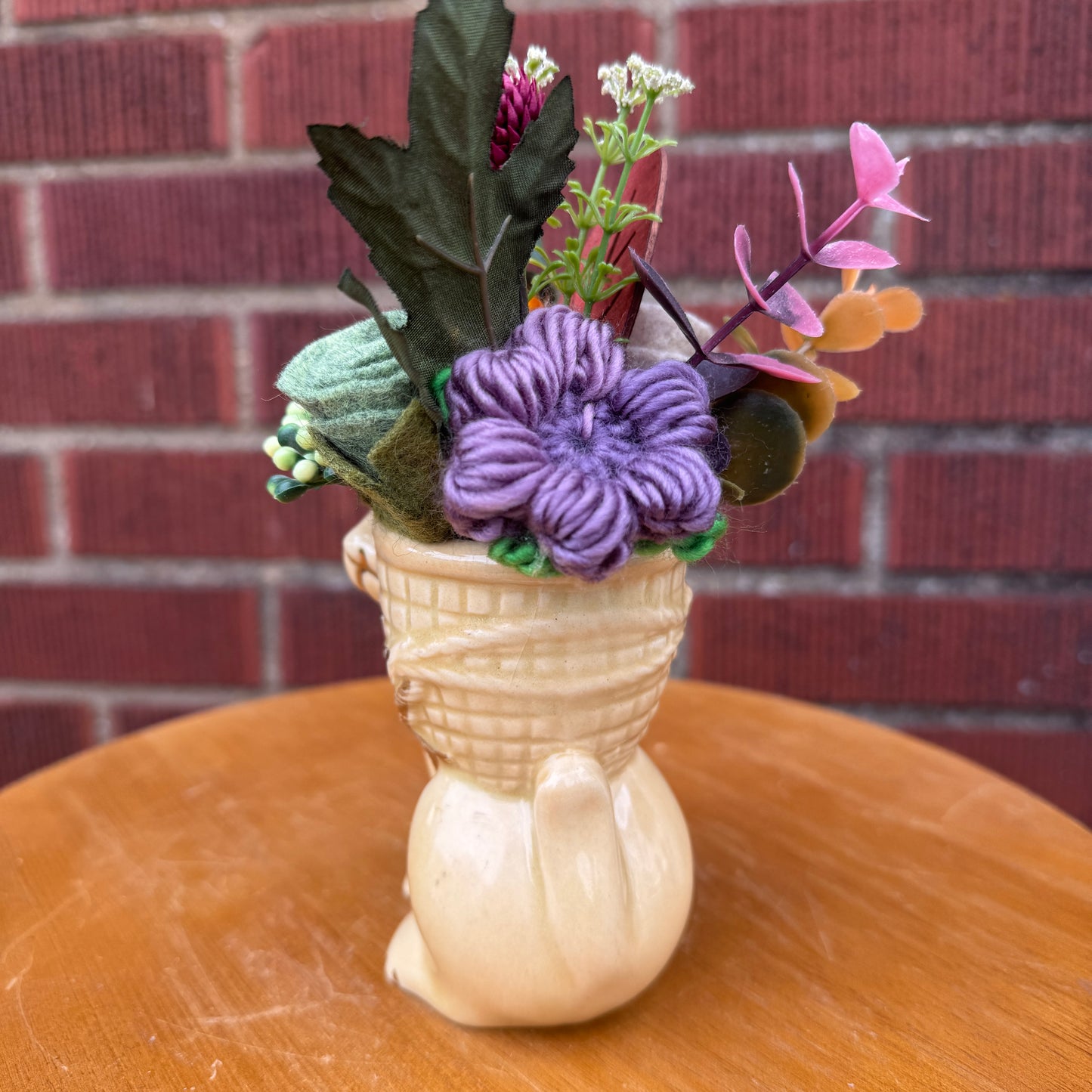 Vintage Yellow/Gold Grumpy Dog Bouquet