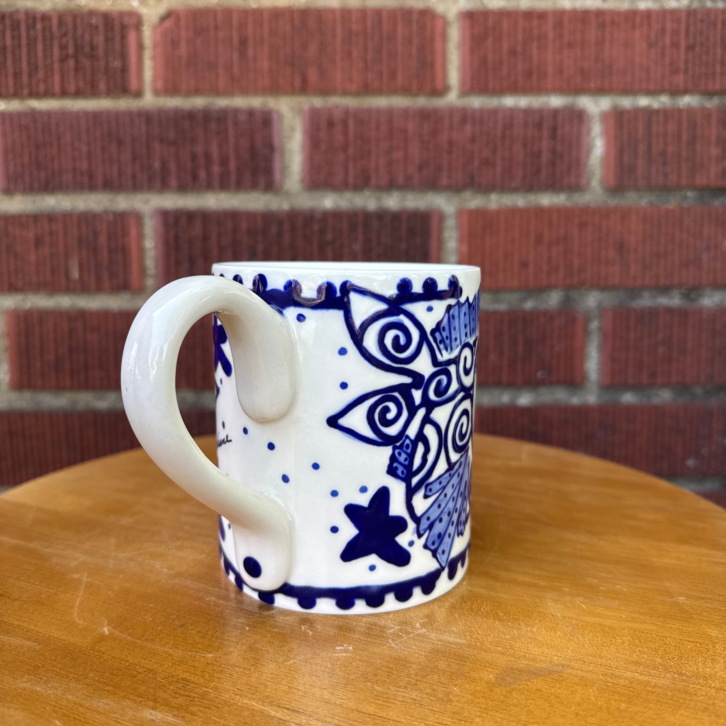 Diane Blue Sky Clayworks "Come Dream with Me" Fish Mug