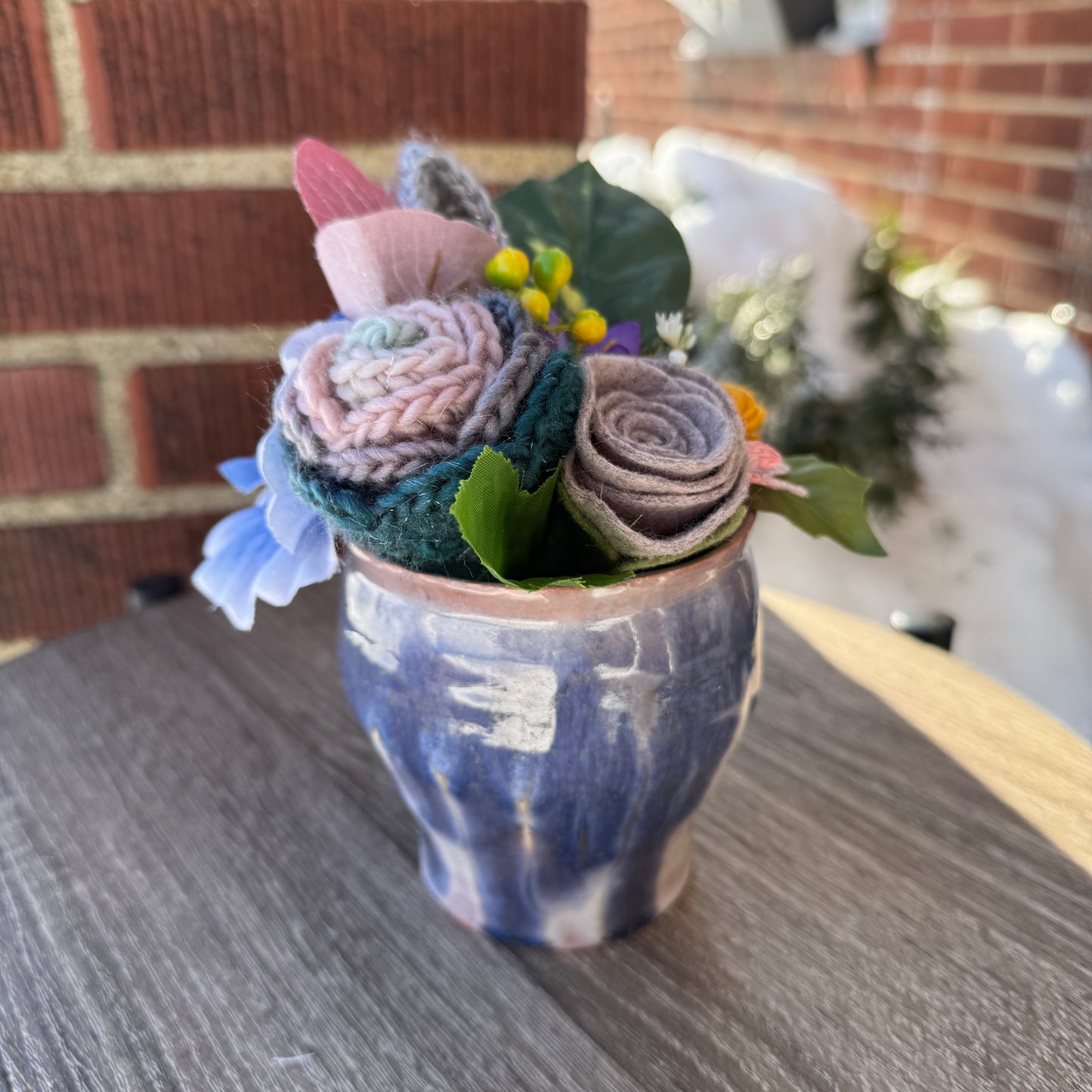 Handmade Pottery Vase Bouquet