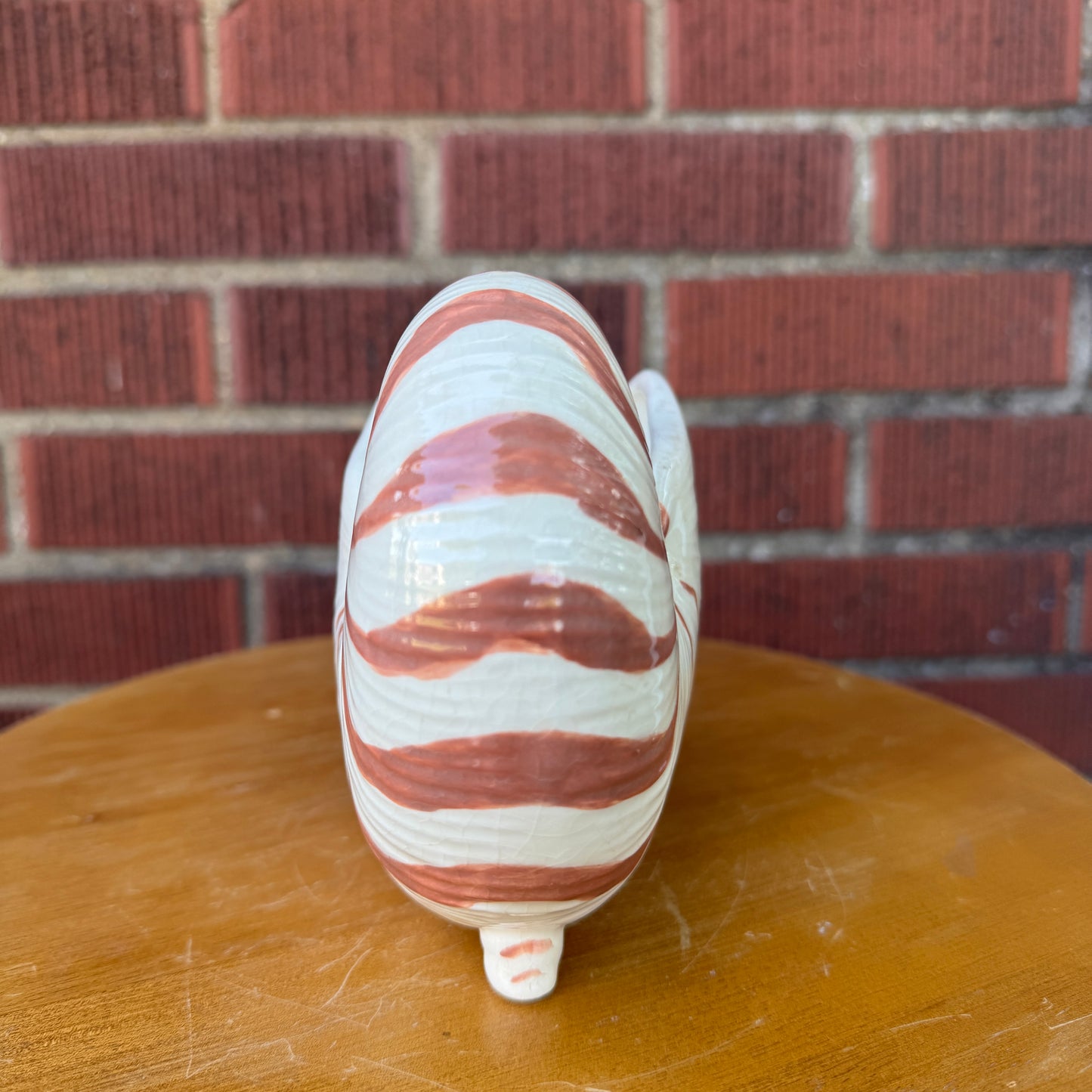 Handmade Pottery Nautical Shell Planter