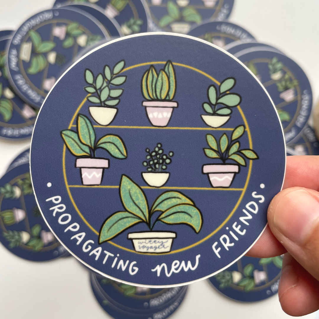 "Propagating New Friends" Sticker