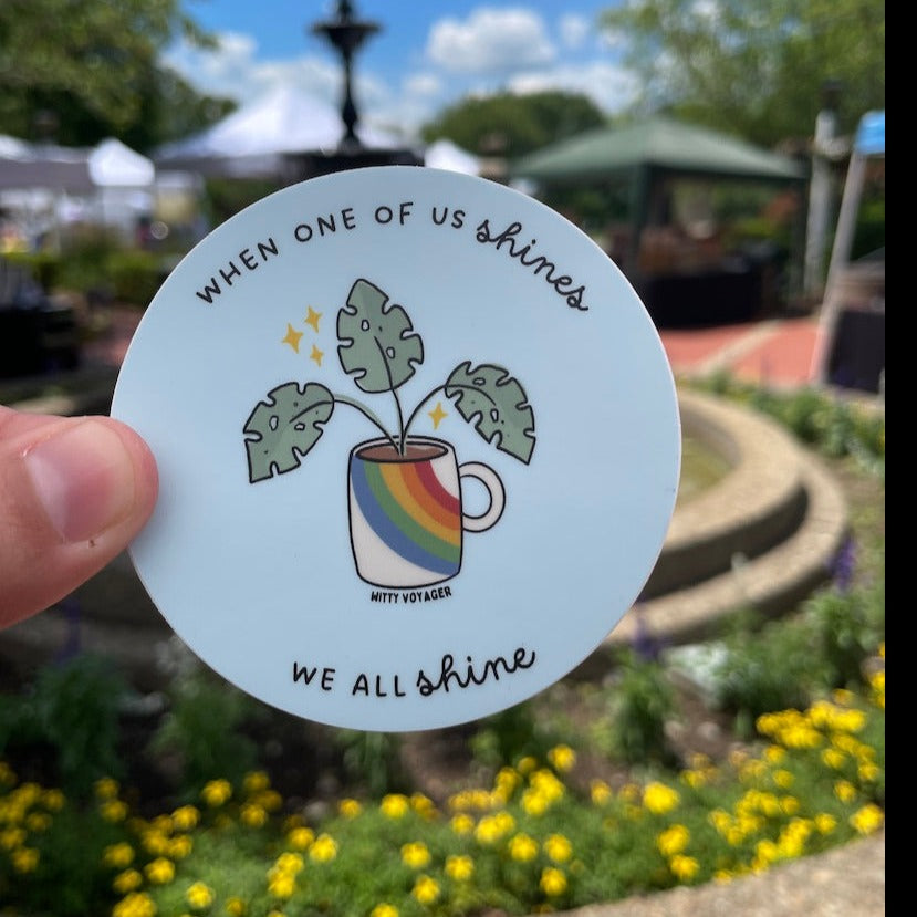 shines schitts creek sticker