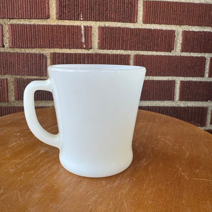 Vintage Exxon Tiger Milk Glass Mug