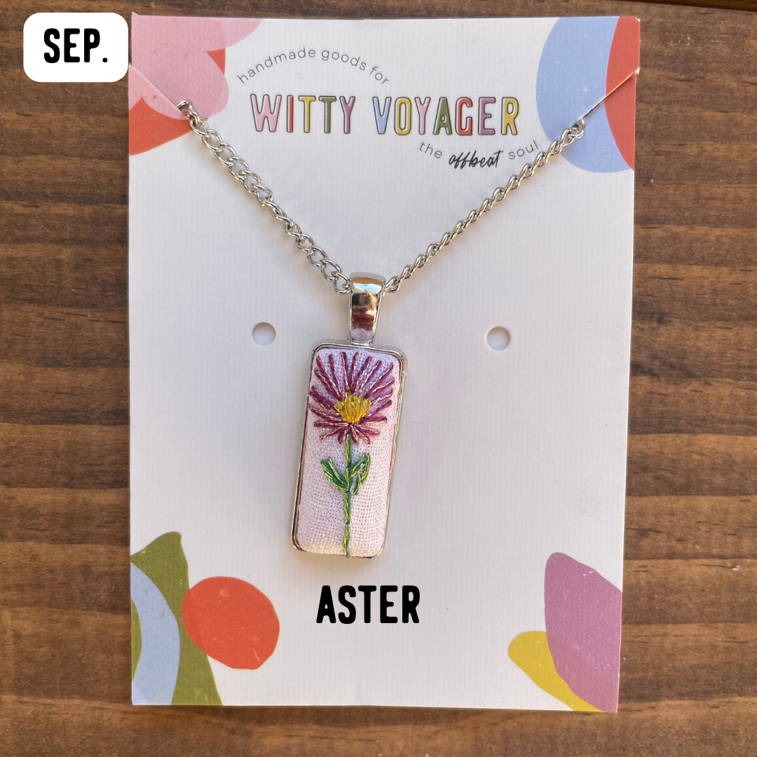Birth Flower Necklace | Simple & Dainty