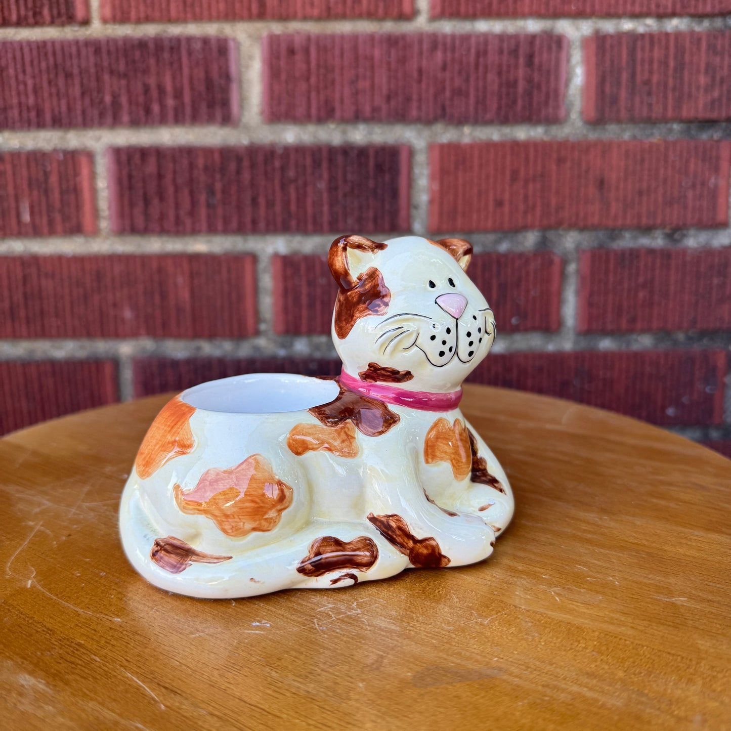 Vintage Cat Votive Candle Holder
