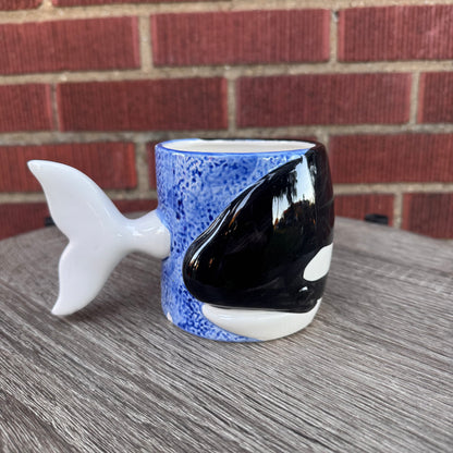 Vintage 1989 Bergschrund Orca Mug