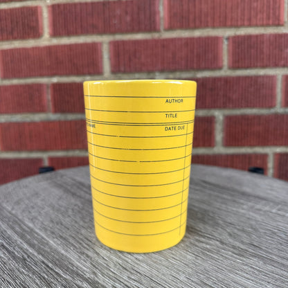 Out of Print Library Card Mug