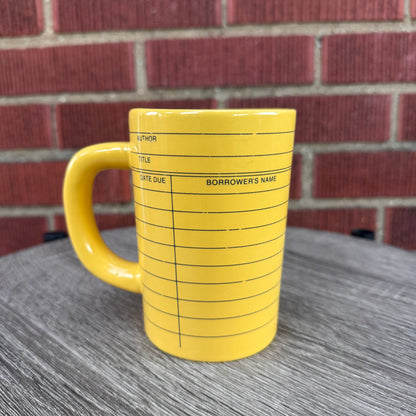 Out of Print Library Card Mug