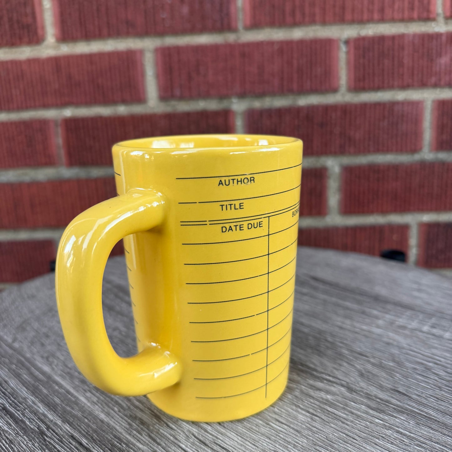 Out of Print Library Card Mug